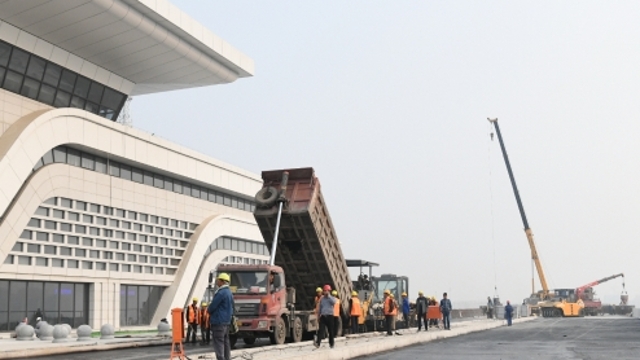 周口東站配套工程建設(shè)進入沖刺階段